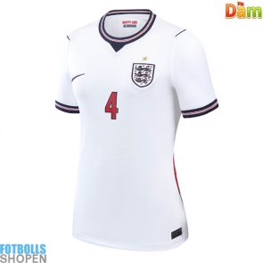 Billiga England Declan Rice #4 Hemmatröja Dam VM 2026 Kortärmad